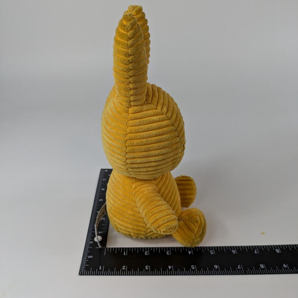 Miffy Corduroy Stuffed Bunny Buttercream Rabbit Plush Nijntje Official Yellow - Picture 10 of 13